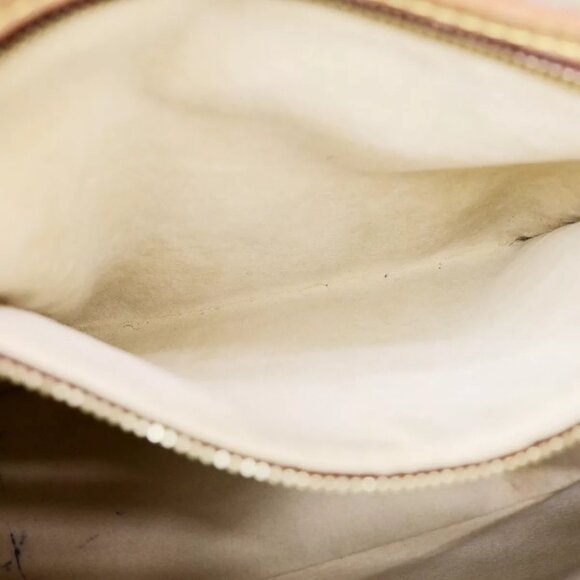 LOUIS VUITTON Logo Looping GM Shoulder Bag Monogram Leather Brown - Picture 4 of 16